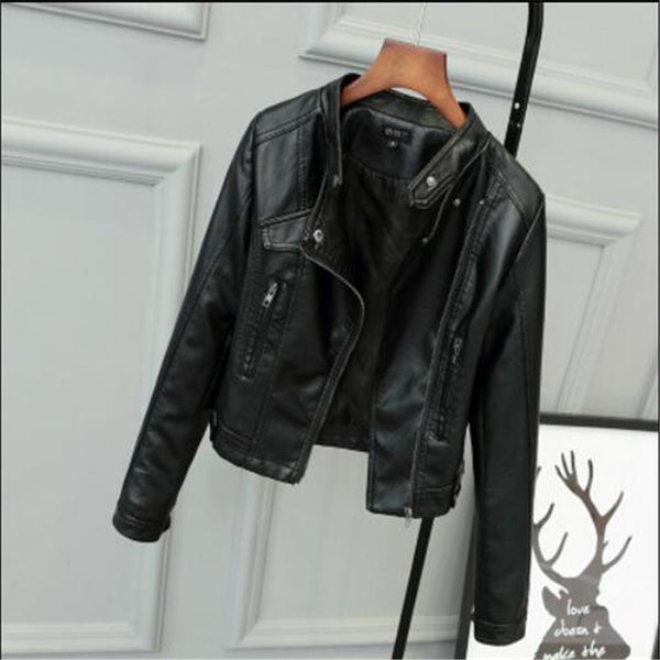 Basic Street Leather Jacket